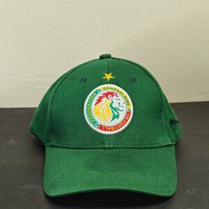 Federation‎ Senegalais De Football Puma Hat Cap Snap Back Green Embroidered Lion